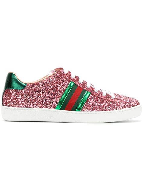 mens glitter gucci sneakers|gucci ace sneakers on sale.